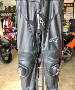 Pantaloni in pelle Alpinestars track leather pants taglia 52