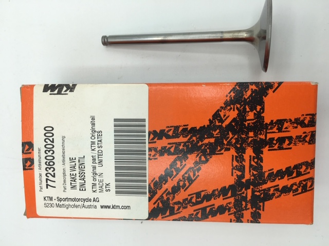 Valvola aspirazione Ktm 77236030200 - INTAKE VALVE
