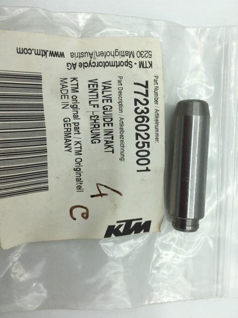 KTM COD. 77236025001- GUIDA VALVOLA SCARICO - VALVE GUIDE EXHAUST (Copia)