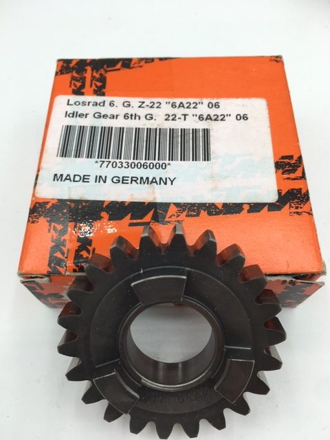 Ktm ingranaggio cambio 6 primario 22 Z cod. 77033006000 - sliding gear