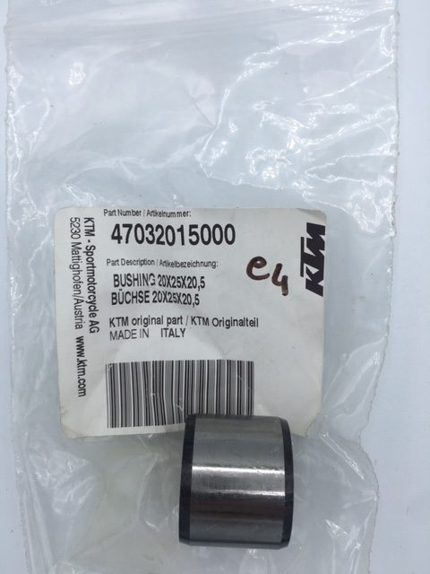 Ktm boccola 20x25x20,5 cod. 47032015000 - bushing