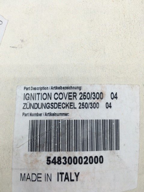 Ktm carter accensione grigio cod. 54830002000 - ignition cover - immagine 5