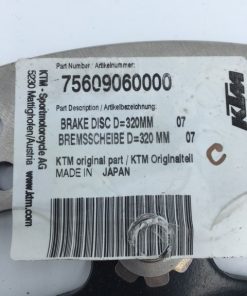 Alternative view of Ktm disco Freno anteriore d 320 mm 75609060000 - brake disc front
