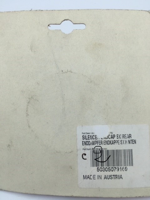 Ktm 50305079169 Fondello silenziatore SX - Silencer endcap - immagine 2